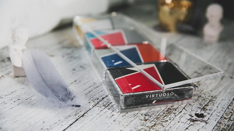 Crystal Case - 4 Decks - 52 Wonders Playing Cards Spielkarten Bicycle Fontaine Anyone Orbit Butterfly