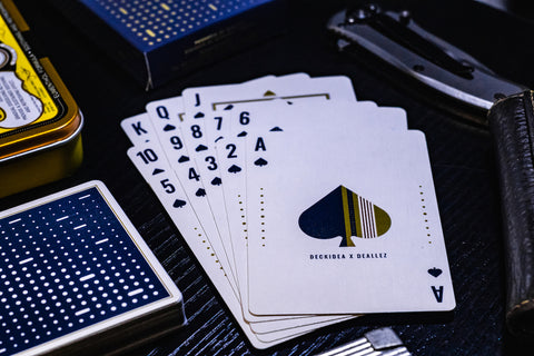 MOS playing cards marked 52 wonders Deallez Blue Face