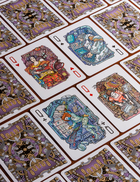 Vacuum Tube Space Playing Cards 52 Wonders