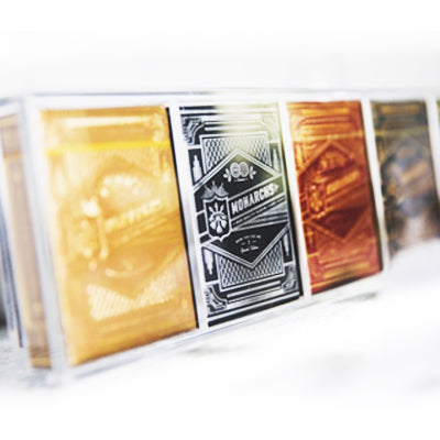 Crystal Case - 6 Decks - 52 Wonders Playing Cards Spielkarten Bicycle Fontaine Anyone Orbit Butterfly